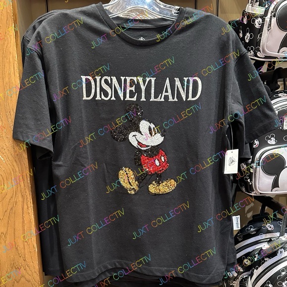 NWT Disneyland Mickey Mouse Black Shirt - Picture 1 of 2